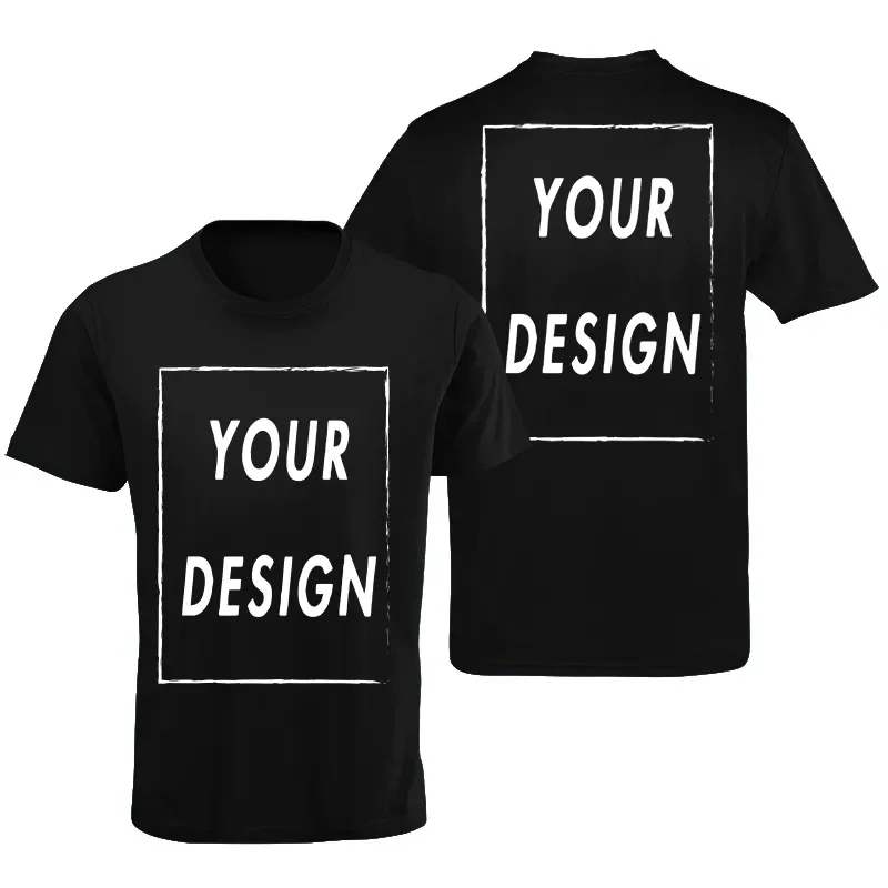 

Diy Custom T Shirt Make Your Design Logo Text Men Women Print Original Design Gifts Tshirt EU Size 100% Cotton