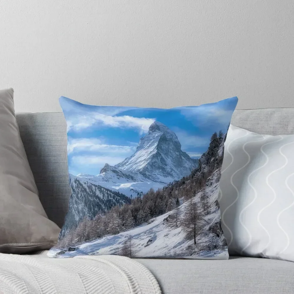 Zermatt-Matterhorn Switzerland Throw Pillow Decorative Cushions Decorative pillow case Cushions Cover pillow