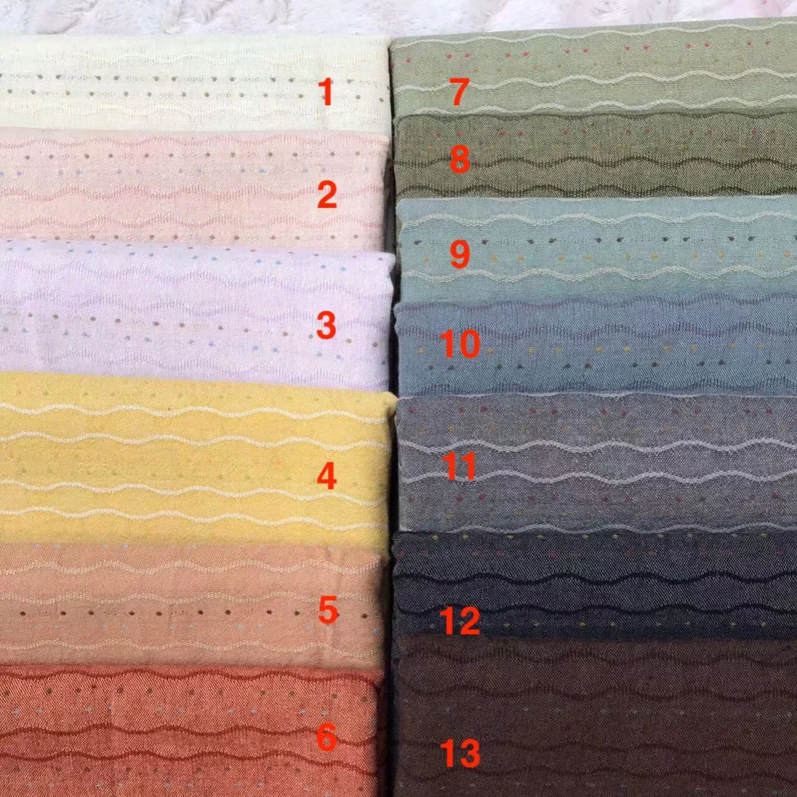 Japanese Yarn-dyed fabric handmade DIY Patchwork Fabric 100% Cotton Quilt cloth Bundle 50*70cm christmas stoff