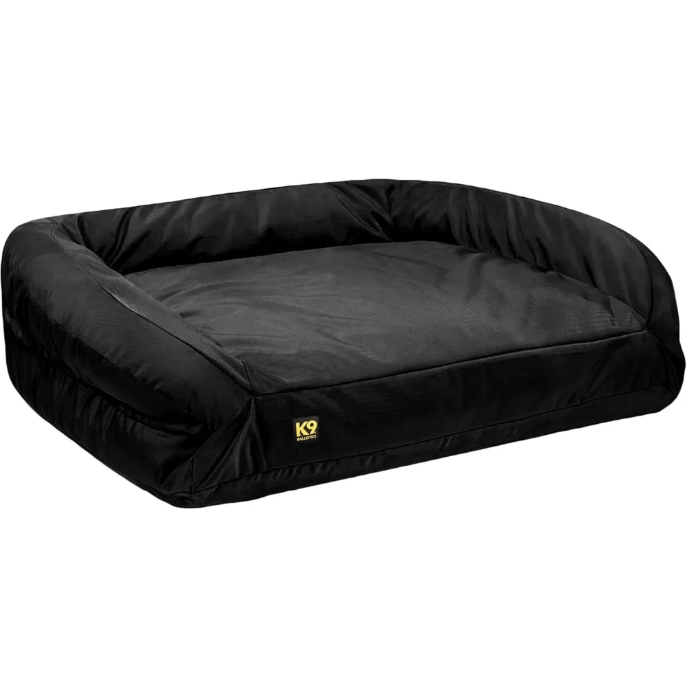 Tough Orthopedic XL Extra Large Bolster Dog Bed - Washable, Durable and Water Resistant Dog Bed - Made for Big Dog