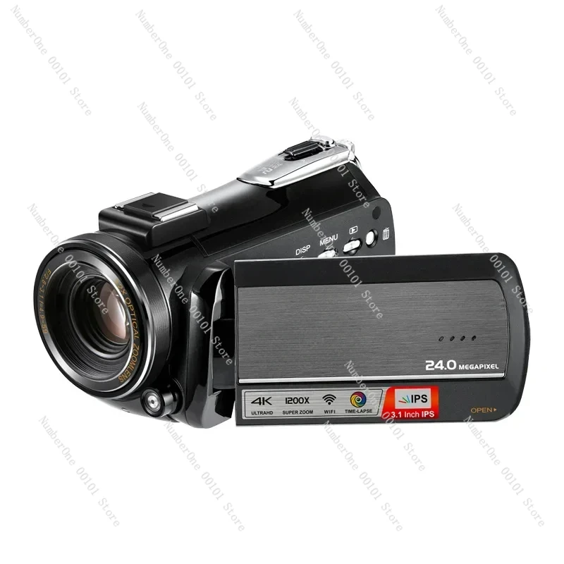 For AC5 UHD Camcorder 12X Optical Zoom 4K Camera Live Streaming Professional Video Camera