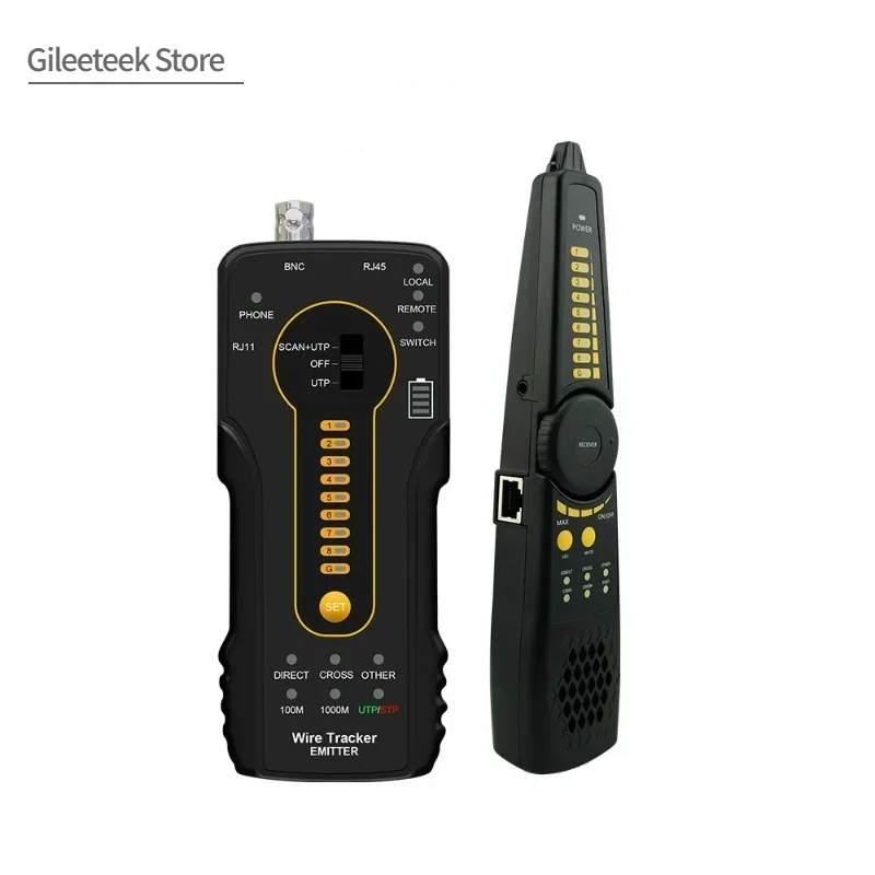 Multifunction Cable CT66 Network Cable Testing Tool for Router Detection/Short Circuit Detection Function Meter Tracking Device