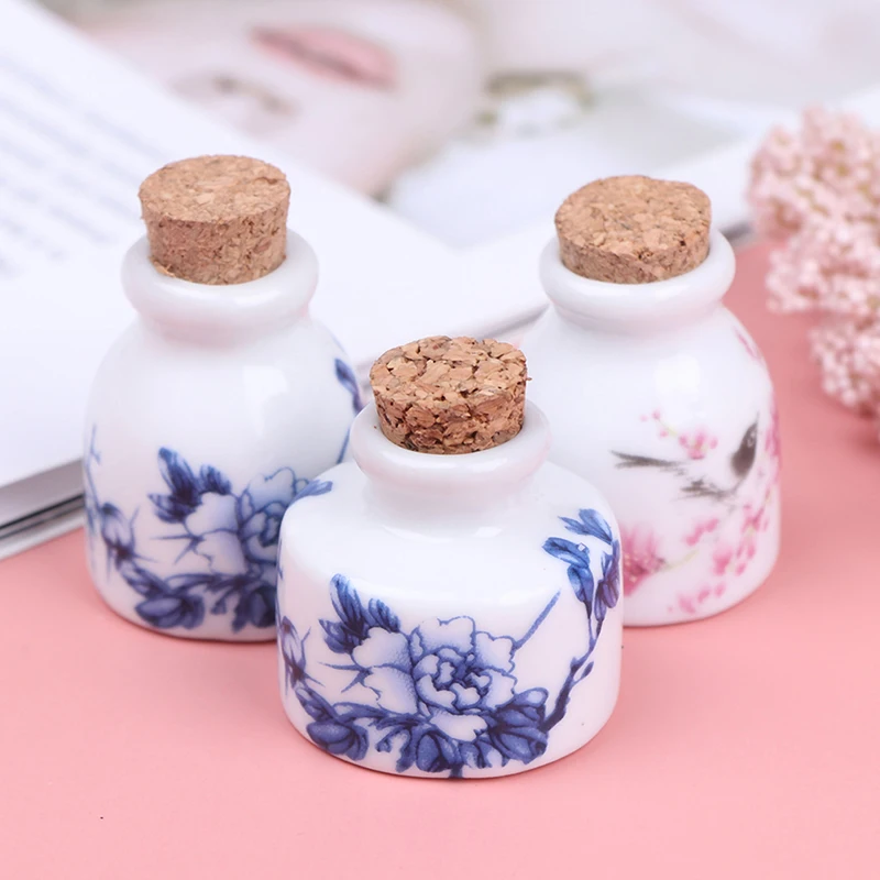 Strumenti per Nail Art fai da te Peony Mini Ceramic Glass Dappen Dish Bowl Cup con coperchio in legno acrilico Liquid Glitter Powder Bottle