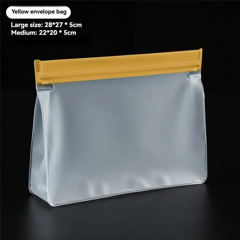 L56A-8PCS أكياس جالون قابلة لإعادة الاستخدام أكياس تخزين المواد الغذائية القابلة لإعادة الاستخدام أكياس الفريزر أكياس الغداء القابلة لإعادة الاستخدام لتخزين المطبخ