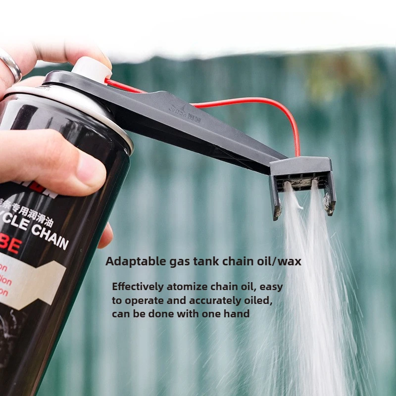 Mess-Free Motorcycle Chain Lube Applicator Oiler Spray Attachment Tool for Chain Cleaning Lubrication Motorcycle Bikers