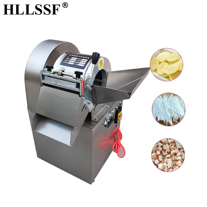 Vegetable Cutting Machine Shredder Electric Potato Cutter Onion Slicer Machine Multifunction Vegetable Processor Equipment