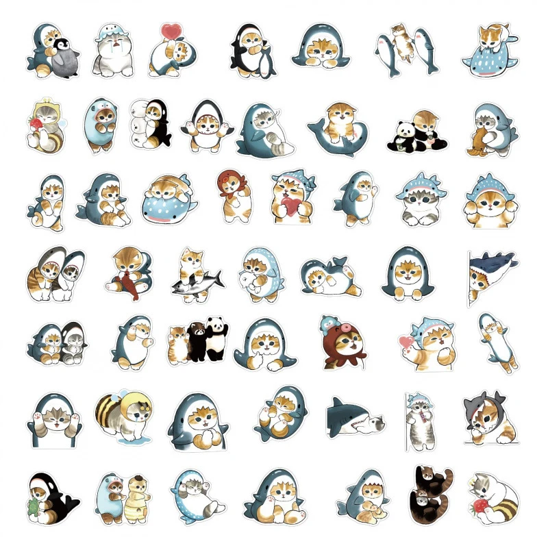 Mofusand Cute Stickers for  Fun Waterproof Vinyl Decals Personalized Stickers for Phone Case Laptop & Car Body Decoration view 5