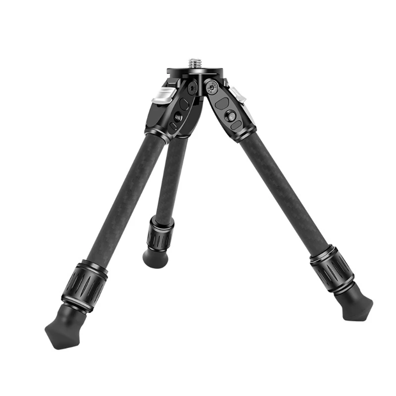 Lightweight Mini Tripod Desktop Tripod for Outdoor Photography with Carbon Fiber Legs and Multiple Adjustment