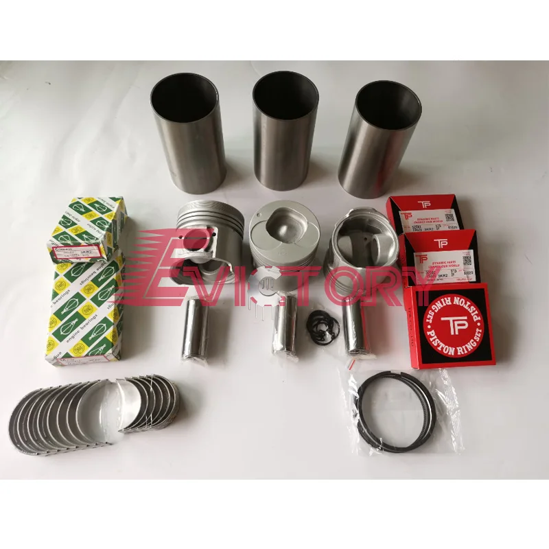 

For Isuzu engine 3KR2 water pump rebuild kit piston ring liner bearing gasket