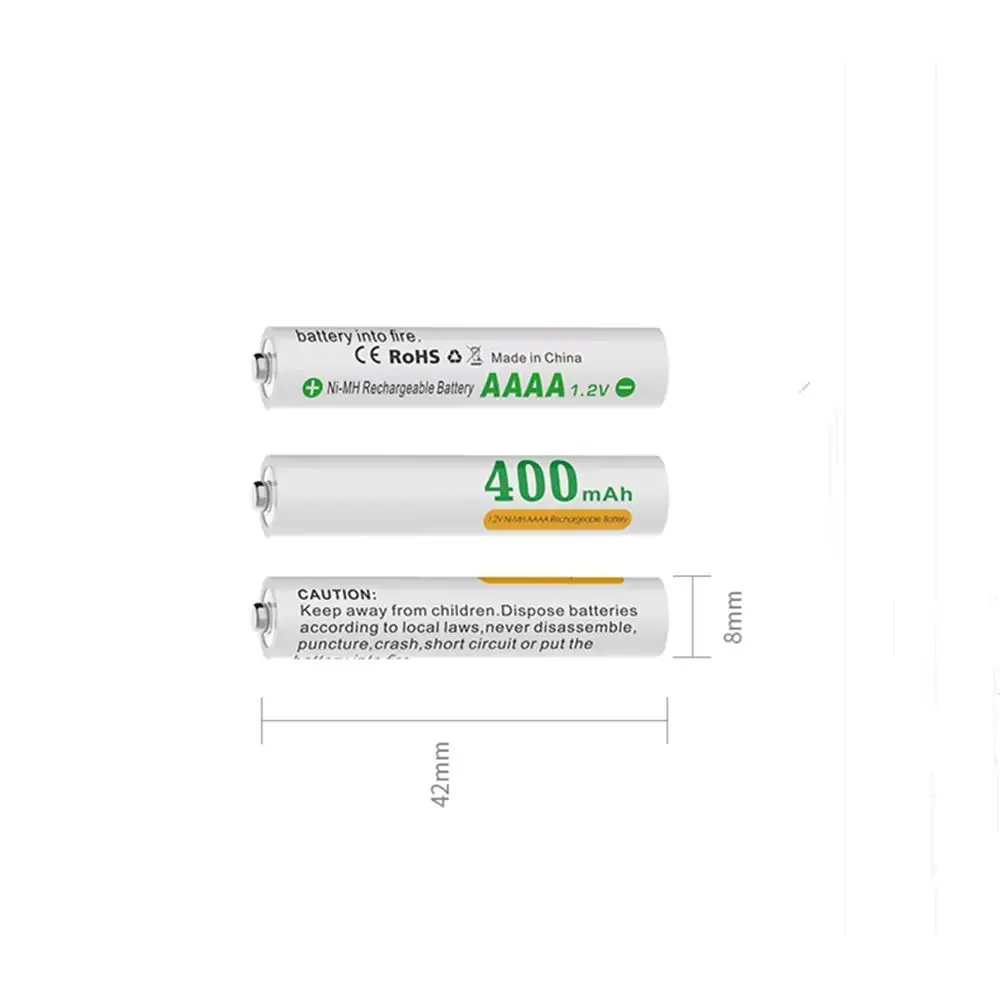 

AAAA Ni-MH rechargeable battery 1.2V 400mAh aaaa battery Stylus rechargeable battery