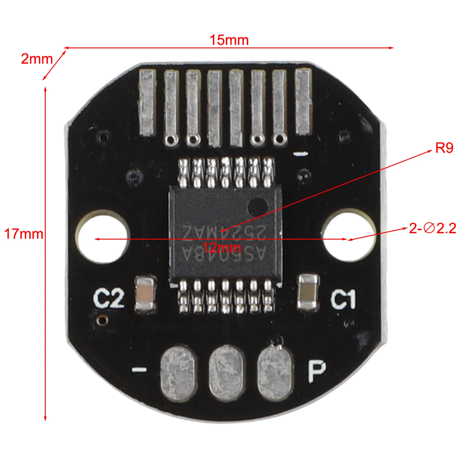 AS5048A Magnetic Encoder 14-Bit Angle Sensor Module With For SPI I2C For PWM Interface For Robotics Automation Industrial Contro