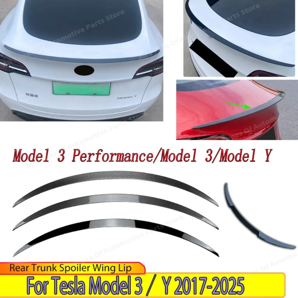 

Задний спойлер багажника, крыло для Tesla Model 3/Performance/Model Y, спойлер, оригинальный хвостовой плавник 2017-2025, комплекты кузова, тюнинговая отделка