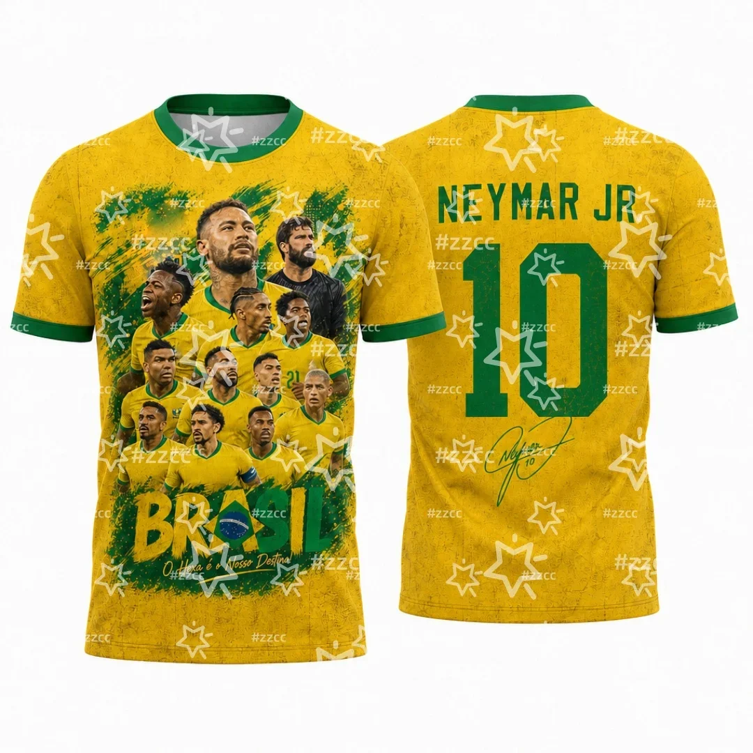 2026 Spain Yamal No. 19 Football Jersey Match & Training Kit Summer Sports Men's T-Shirt Children's Clothing Tee Y2k