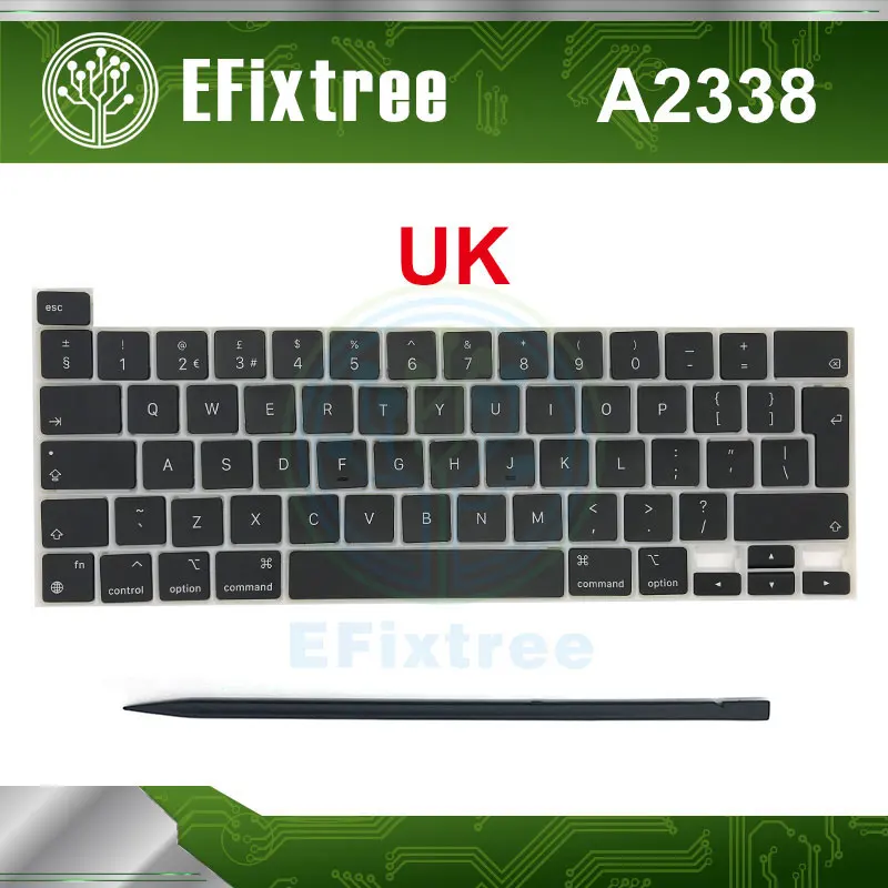 

New Laptop A2338 keyboard Keycaps For Macbook Pro 13.3 inch key cap Repairing Or Maintenance EMC 3578 Year 2020-202
