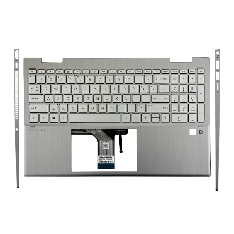 New Shell For Pavilion X360 15-ER 15-ER0051NR Palmrest Backlit Keyboard M45130-001