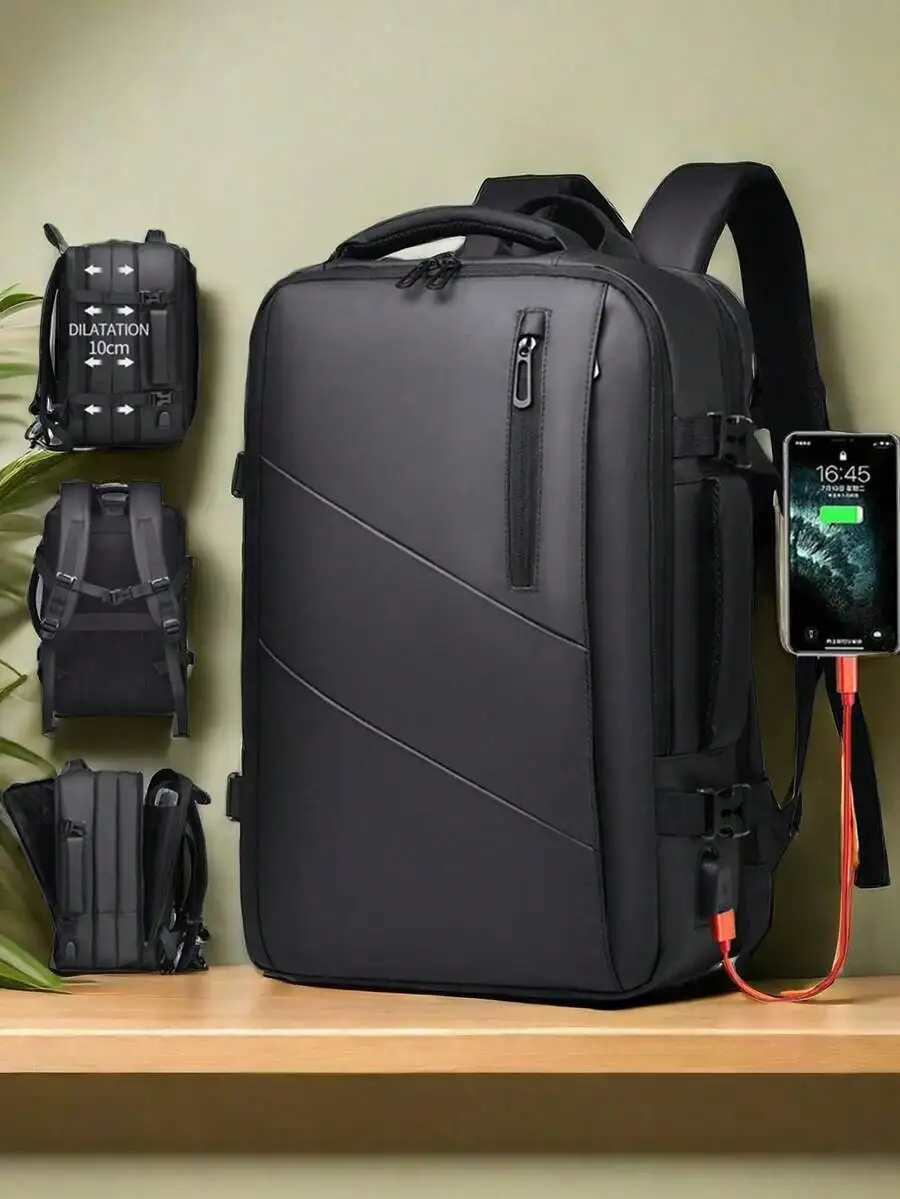 Business multifunctional laptop backpack, 15.6inch large-capacity briefcase, commuter travel bag