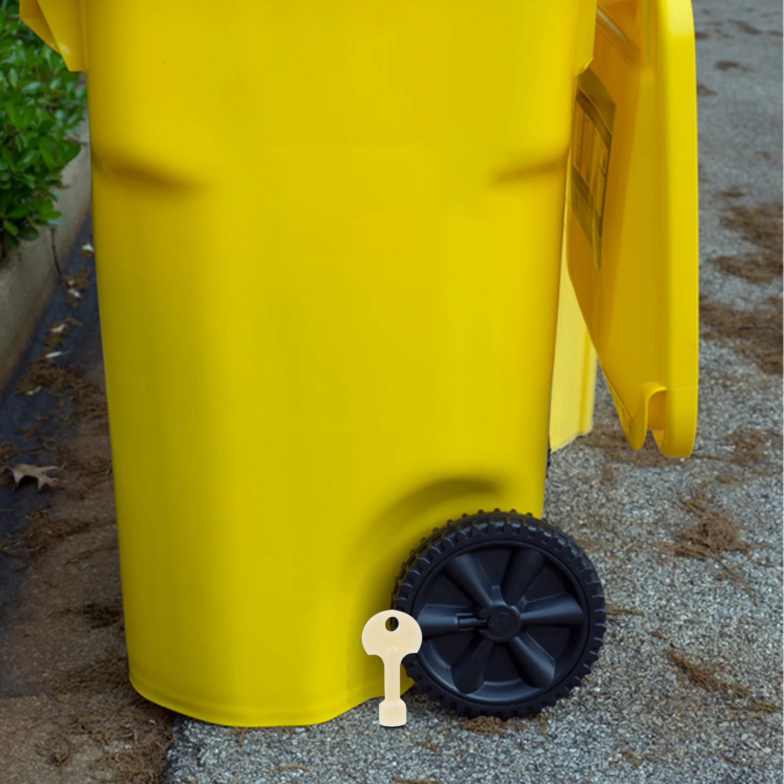 

6Pcs Trash Can Door Lock Triangle Spanner Key Secure Garbage Bin Lock Accessories for Public Schools Communities Outdoor Use