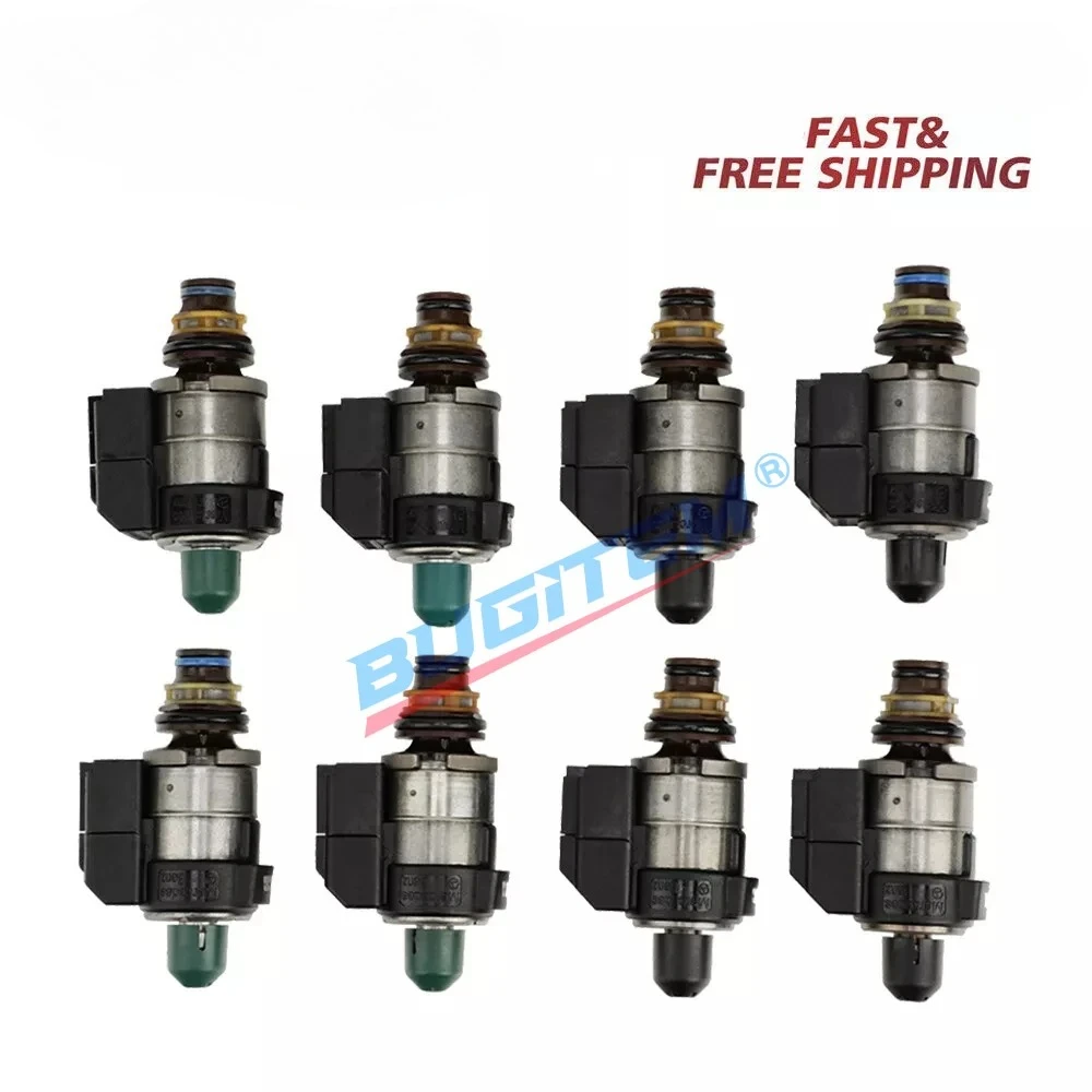 8pc Solenoids Set 2202771098 722.9 for Mercedes Benz 7 Speed Automatic Transmission Valve Auto Repair Accessories