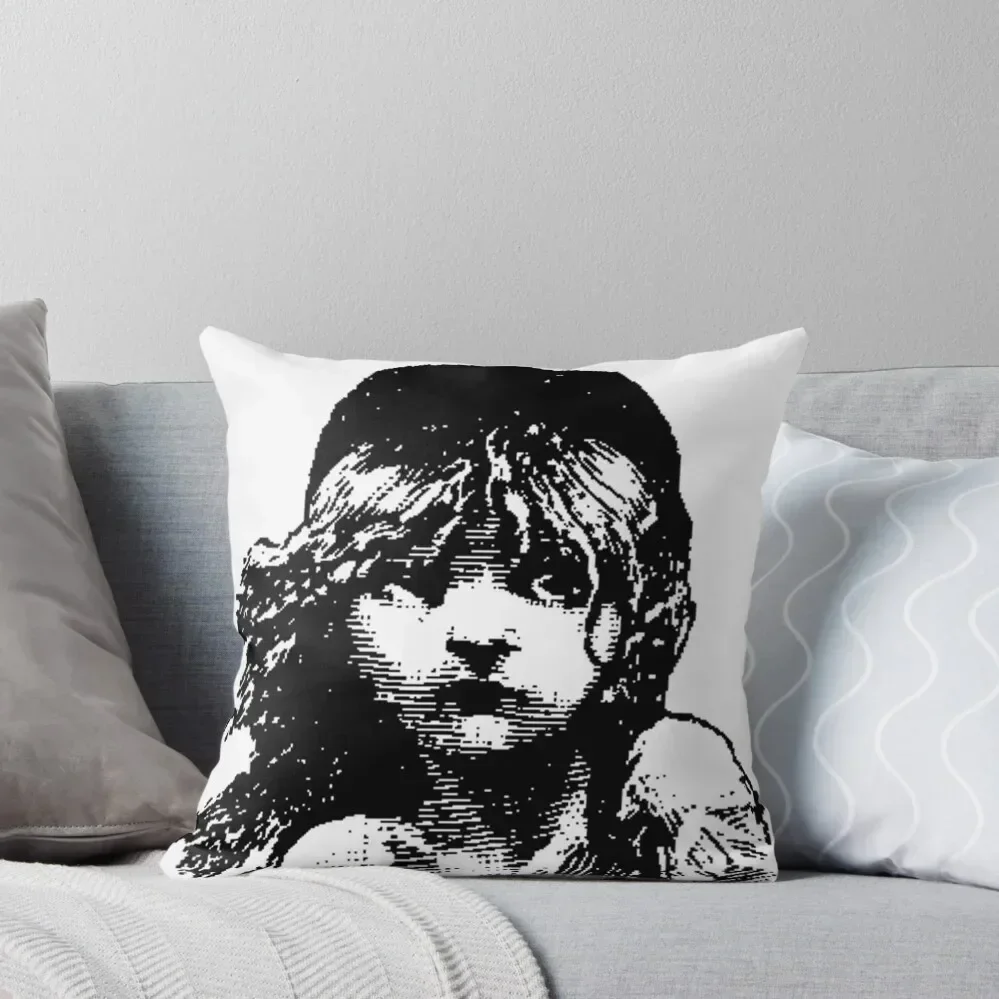 LES MISERABLES Throw Pillow Anime Couch Pillows Cushion Cover Set pillow