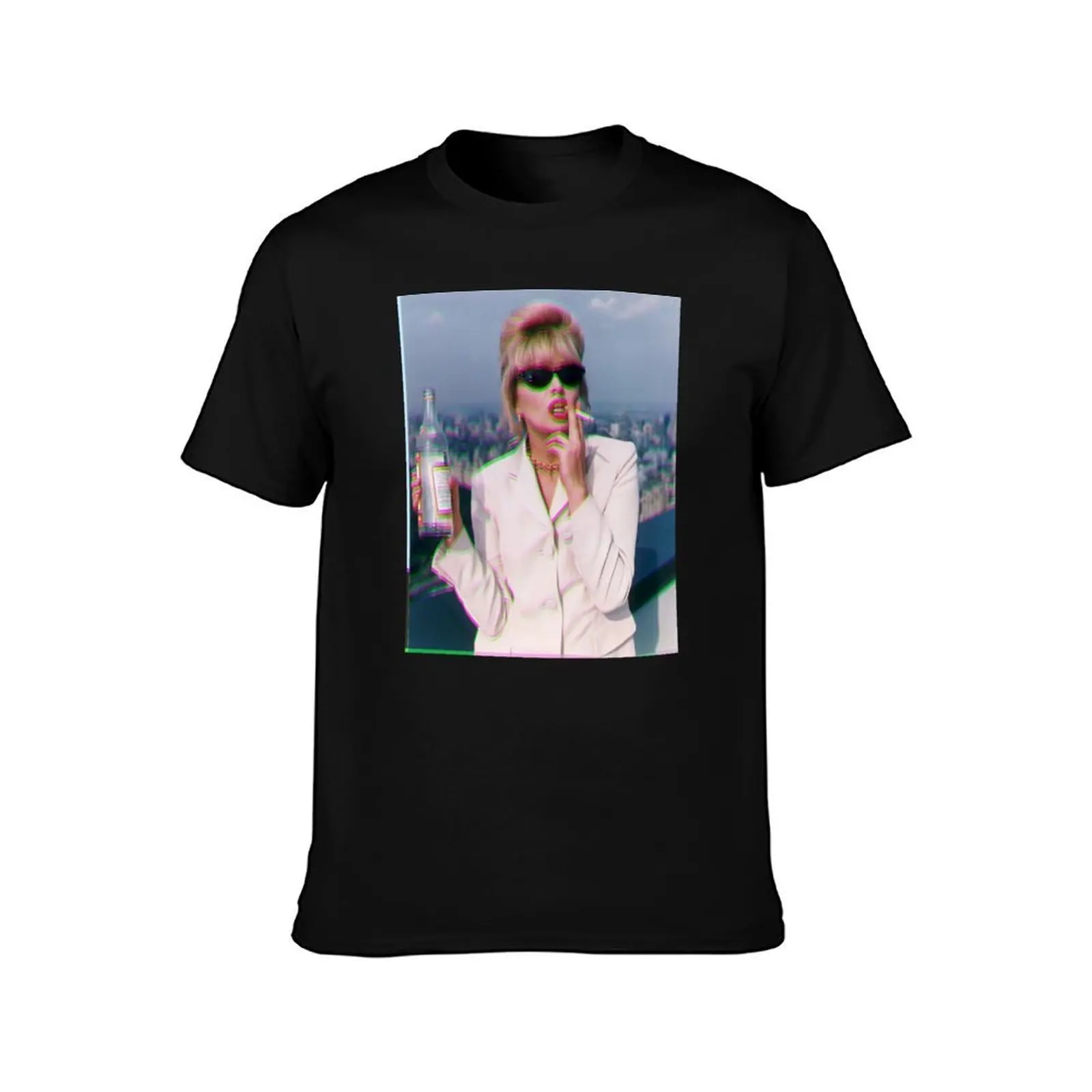 Patsy Stone / Joanna Lumley T-Shirt, Summer Casual Cotton Tee, Oversized Streetwear Tops, Vintage Graphic Print, 100% Cotton