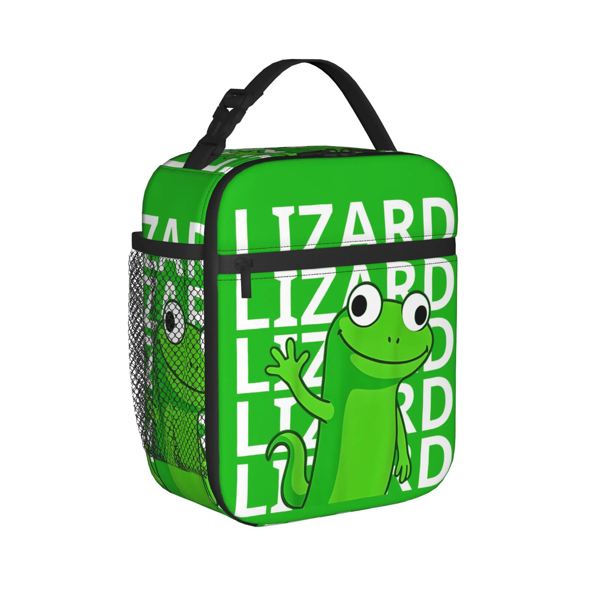 Hoppers Tom Lizard Funny Weirdcore Animals Insulated Lunch Bags High Capacity  Meal Container Cooler Bag Lunch Box Tote