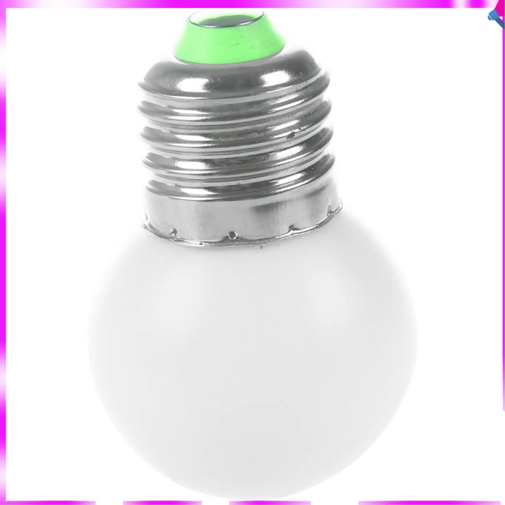 N96R 2X E27 LED Light White Bulb Plastic Bulb (0.5W Power, White)