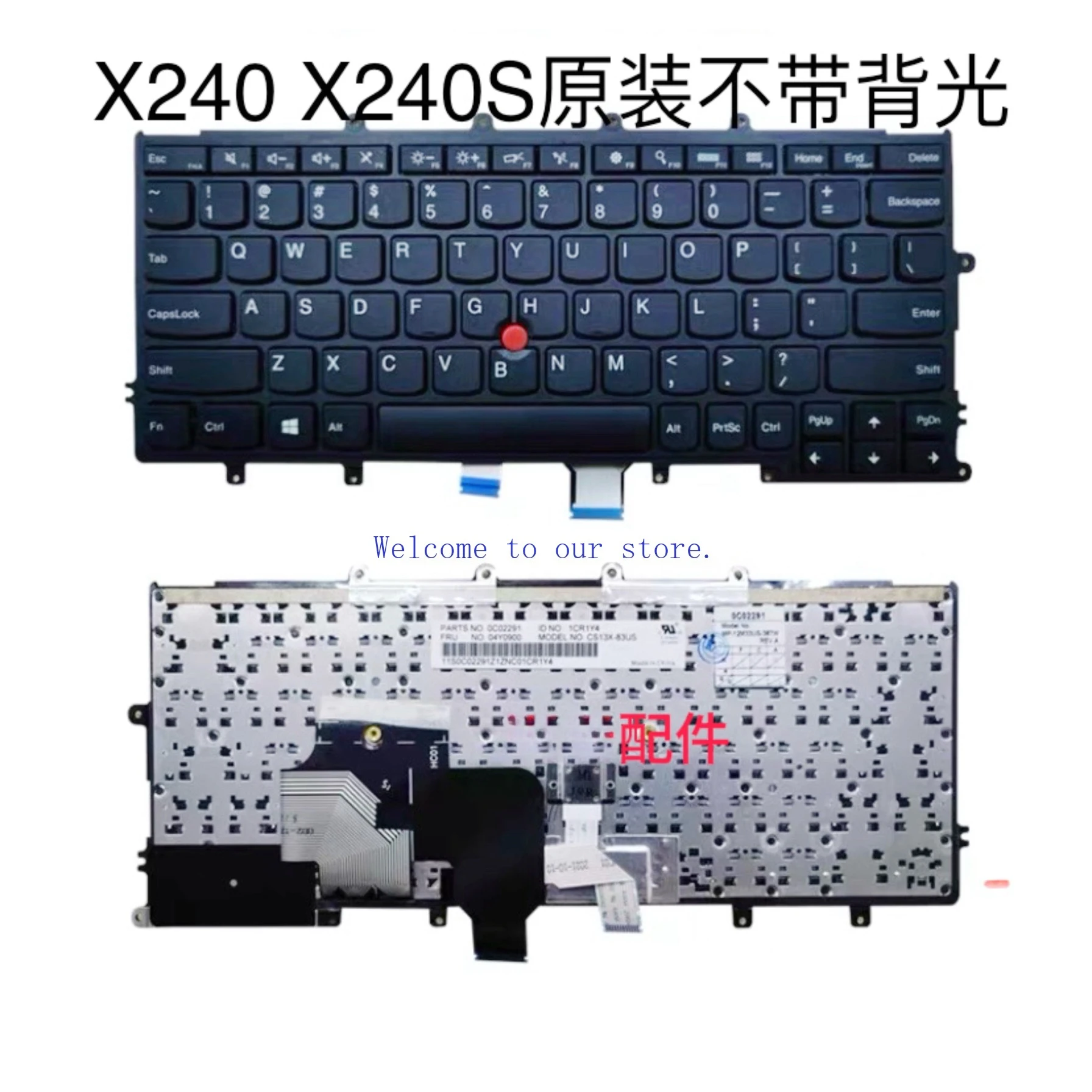 For Lenovo ThinkPad X240s X250 X260 X270 Keyboard Original Keyboard with Trackpoint