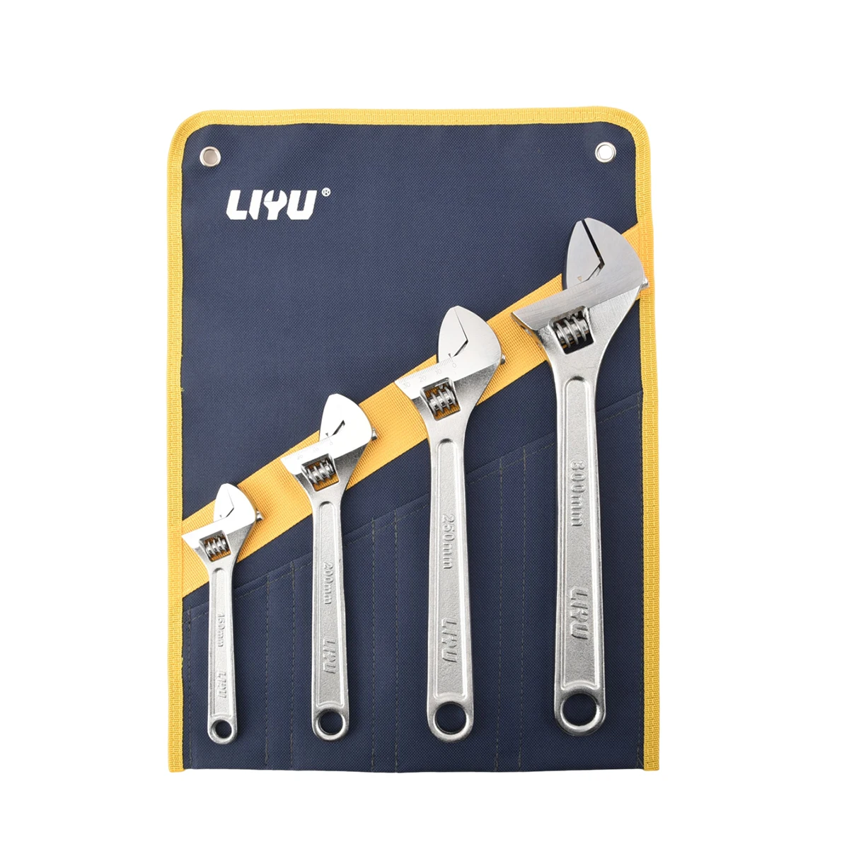 

4-Piece Adjustable Wrench Set Household Multi-Function Spanner Kit for Plumbing & Repair