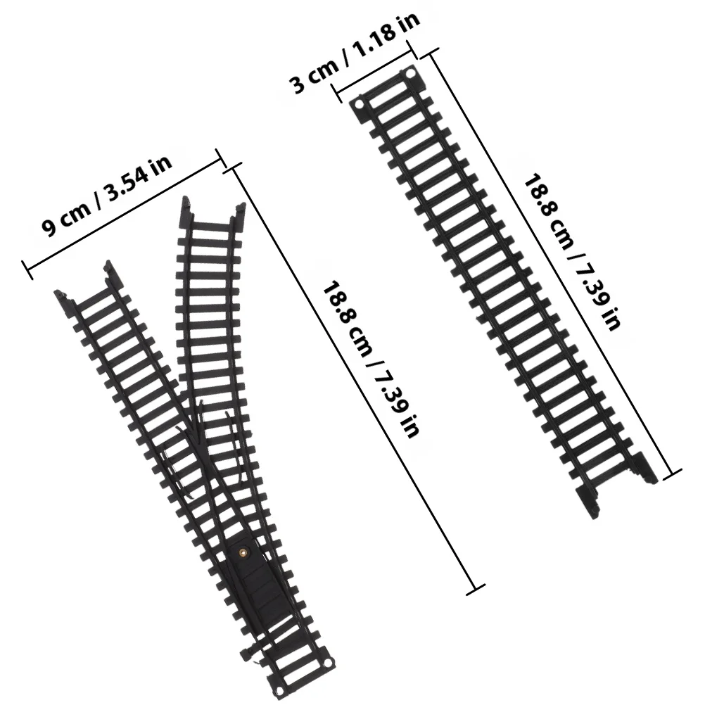 مجموعة سكة حديدية عالية السرعة للأطفال، سكة حديدية كهربائية واقعية مع مسارات بلاستيكية متنوعة للتعلم التفاعلي