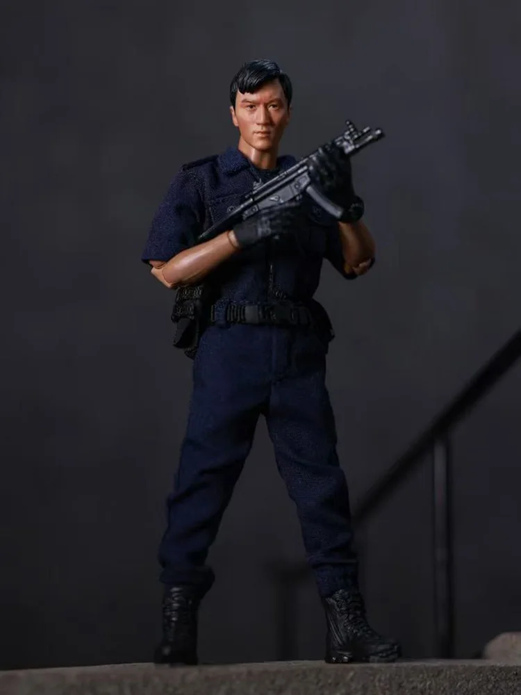 Limitado dos anos 90 escala 1/12 nicholas tse filme de ação policial figura de ação corpo móvel design pano 6 polegada homem soldado modelo brinquedos