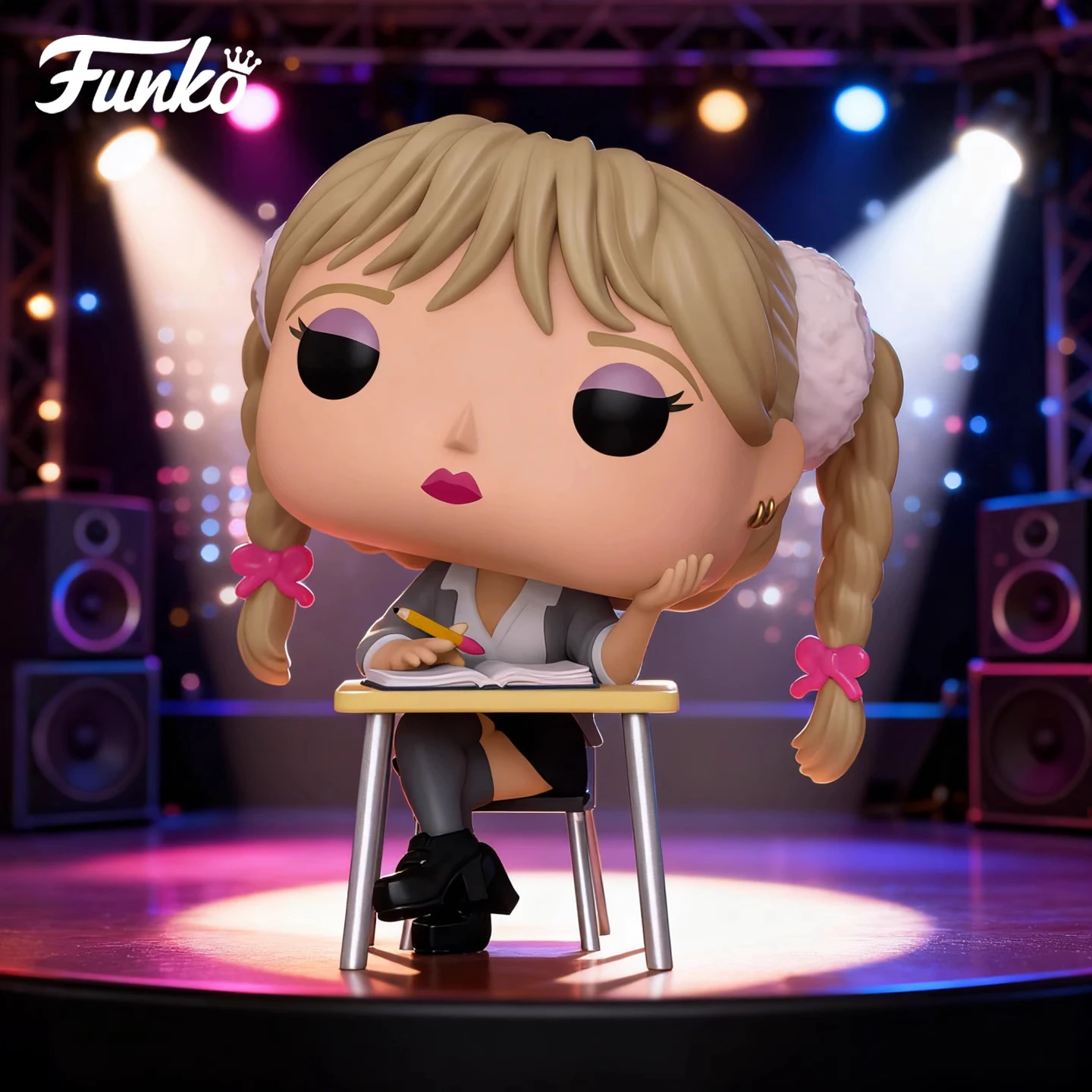 

Подлинное издание FUNKO POP 《Britney Spears-Baby One More Time》Аниме Экшн Настольное украшение Орнамент МодельИгрушки Коллекционная модель