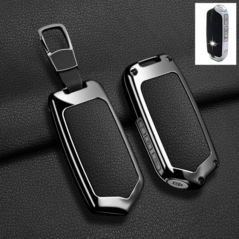 Für Kia K900 Stinger 2017 2018 2019 2020 Zink-legierung 4 Tasten Auto Smart Remote Key Case Abdeckung Shell Schlüsselbund schützen Zubehör – Detail 12