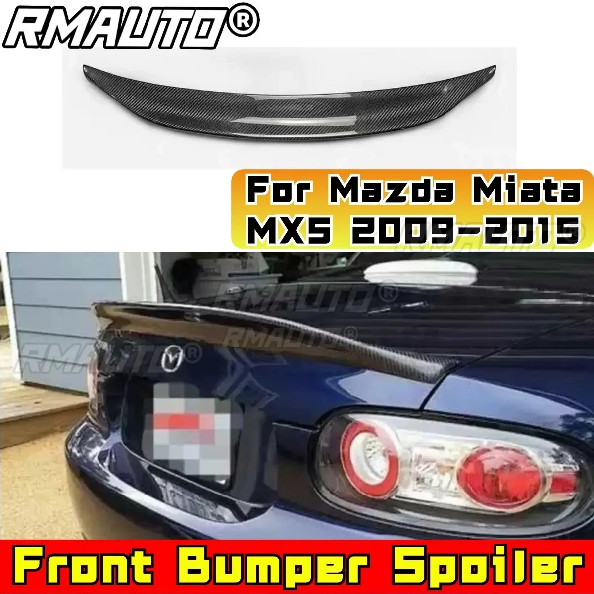 For Mazda Miata MX5 Car Rear Spoiler Wing Trunk Spoiler Trunk Wing Body Kit For Mazda Miata MX5 2009-2015 Modification Part