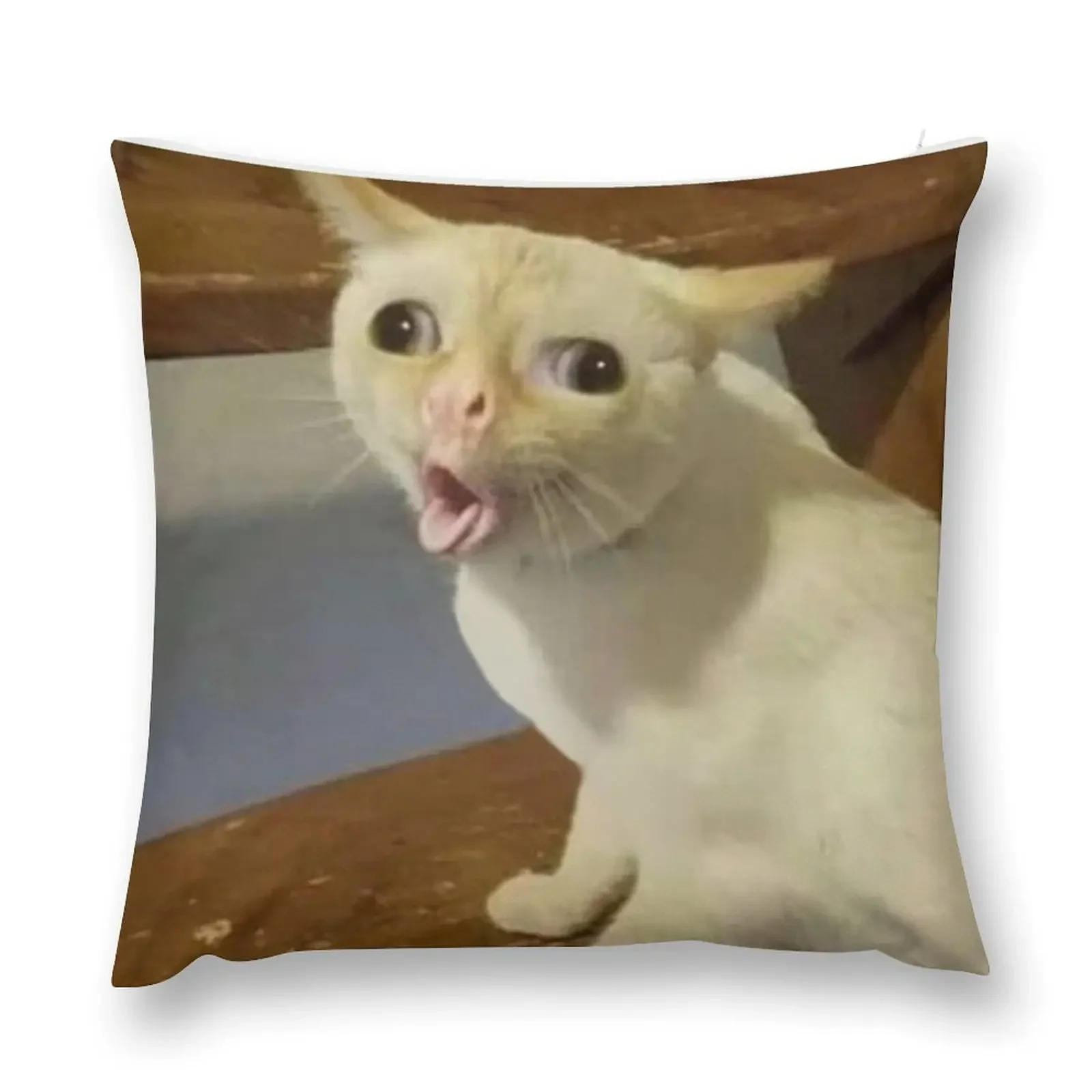 How Little Kids Cough Cat Throw Pillow Cushion Cover Set pillows decor home Pillowcase Cushion covers for pillows pillow