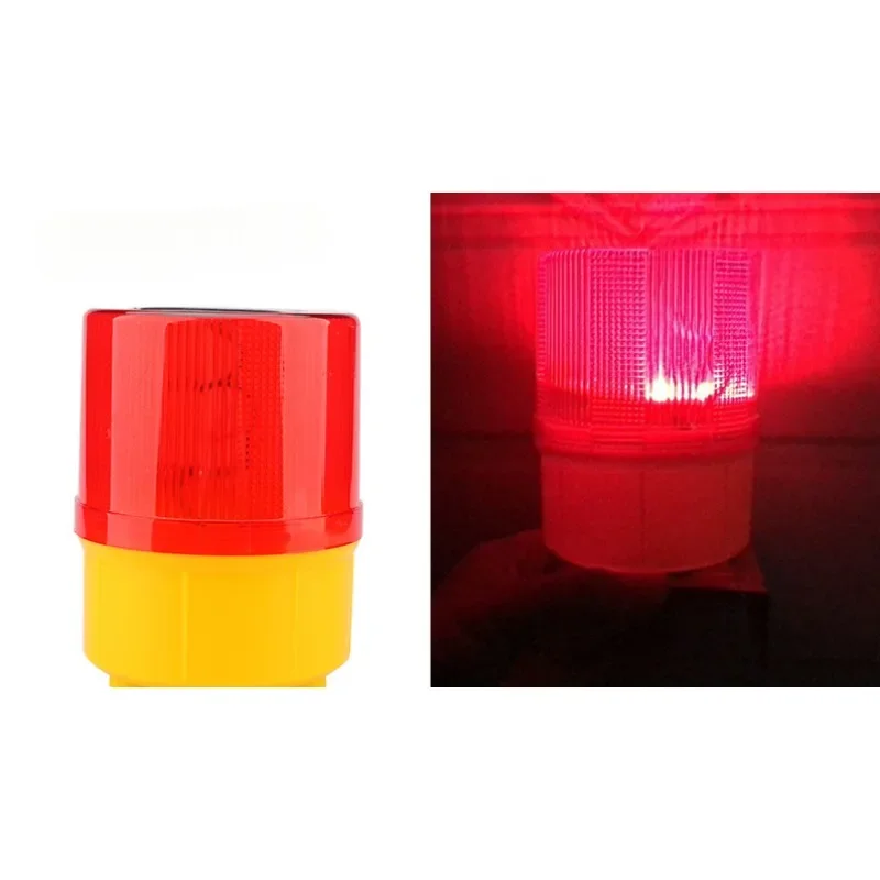 Magnet light solar warning light signal light traffic construction crane automobile road outdoor roadblock flashing light