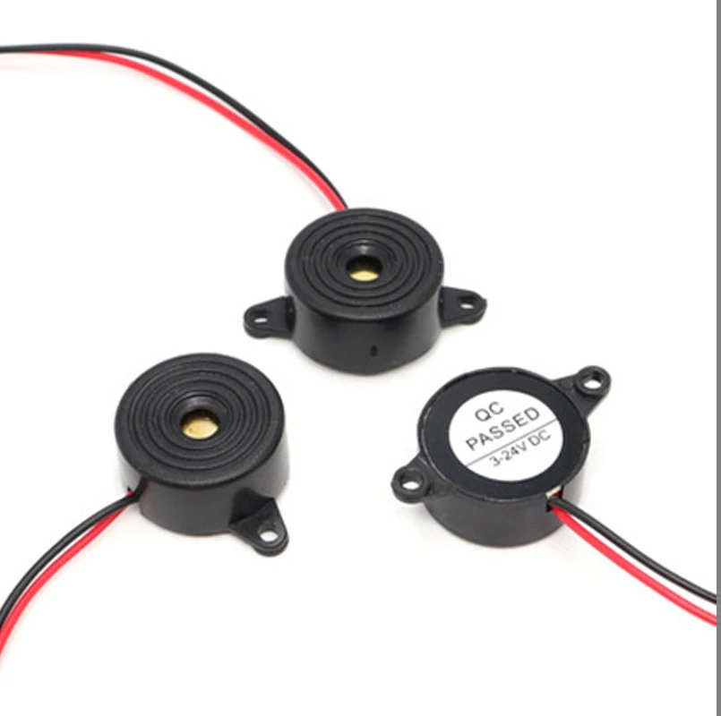 2pcs SFM-20B High Decibel Active Buzzer Speaker DC3-24V Continuous Sound 2312 Piezoelectric Piezo Electronic For Arduino