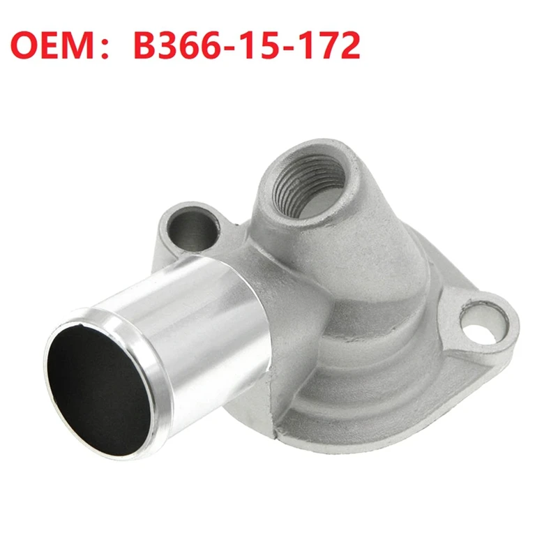 B366-15-172 Aluminum Engine Coolant Thermostat Housing For Mazda 323 Protege MX-3 1990-1995 1.6L 1.8L B36615172