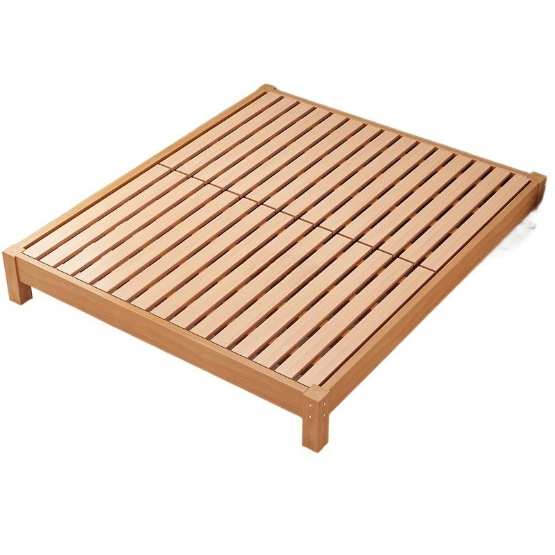 Beech Bed Solid Woo… - image