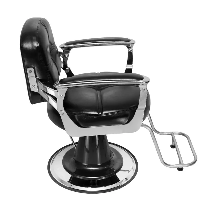 Modern Barber Chair Non Reclining Lift Salon Styling Seat Retro Haircut Perm Dyeing Furniture for Beauty Shop