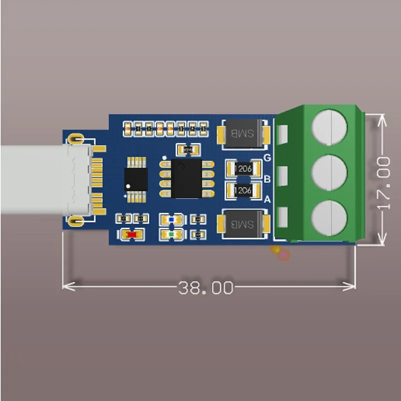 Android Type-C To 485, Mobile USB To 485, Serial Port OTG To 485