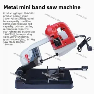 220 V tragbare Metallbandsägenmaschine für horizontale Schnittsäge 8 Hauptverkauf Horizontales Band Serra - №8
