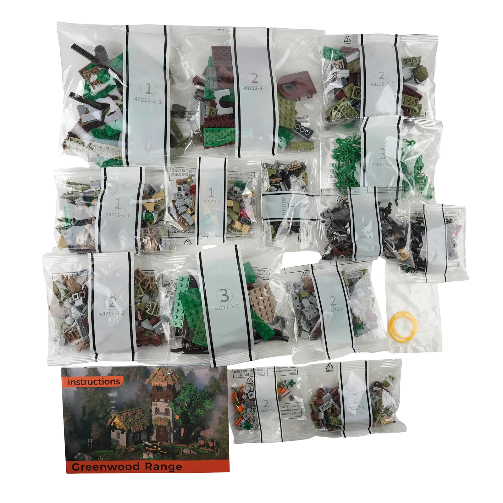 

40212 Training Ground Scene Bricks Toys Creative 1109PCS House Model Ornaments Assembly MOC Building Blocks Boys Holiday Gifts