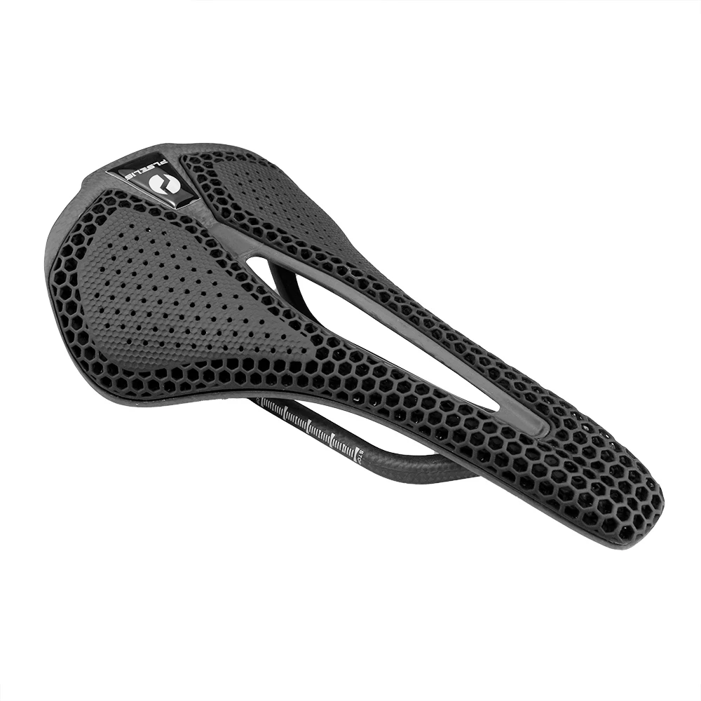 

PLSELIS FIRST 3D Printed Ultralight Carbon Fiber Bicycle Saddle Hollow Comfortable Breathable Gravel Road Bike Seat Parts