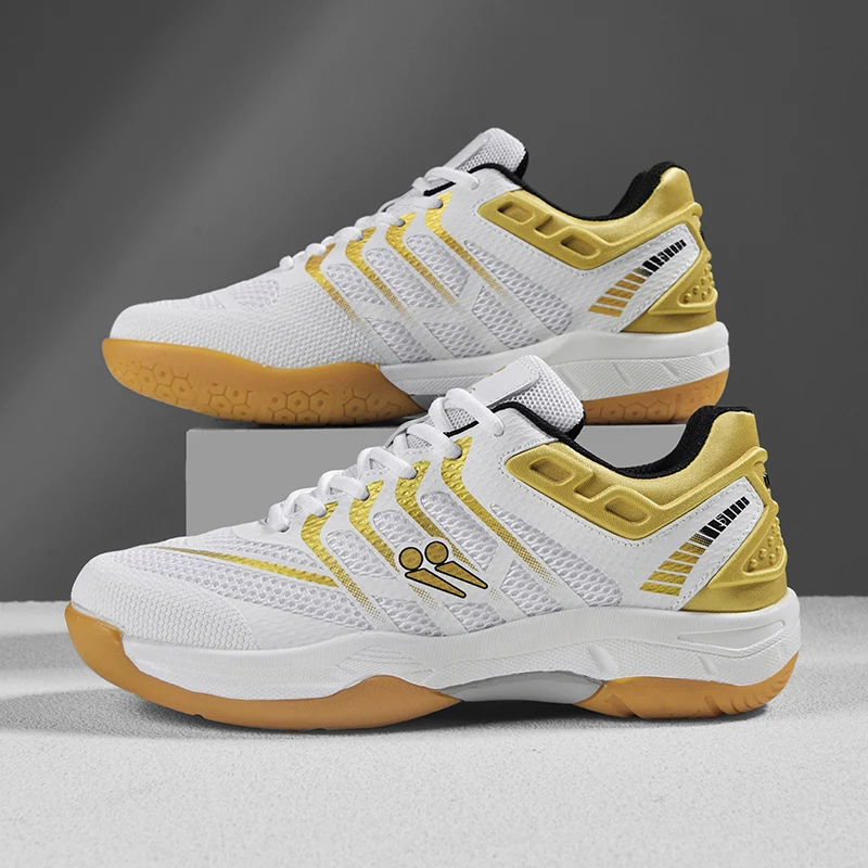 

Новые туфли для бадминтона 2025 года. Амортизирующие, нескользящие, износостойкие, дышащие, обувь для бадминтона на шнуровке для мужчин и женщин.