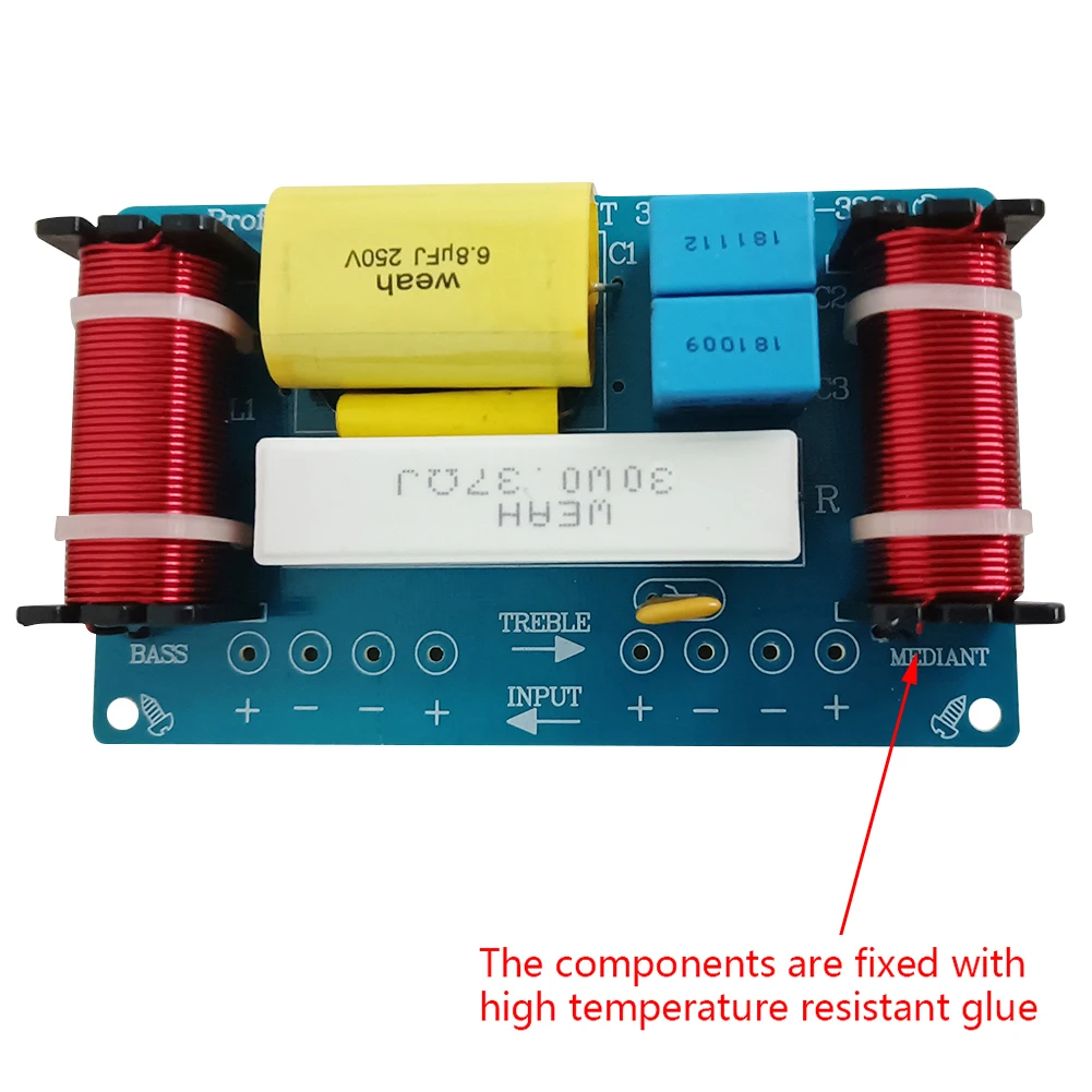 

Аудио-кроссовер WEAH-338 3-полосный, для акустических систем, разделитель частот, 120 Вт