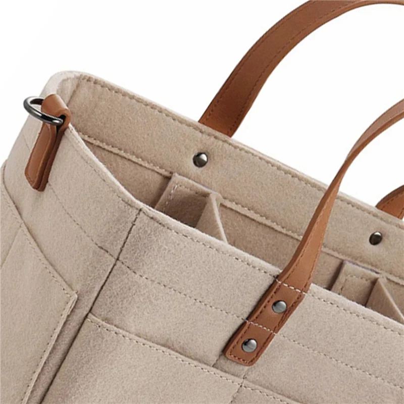 2X almacenamiento de fieltro para bebé, cesta organizadora para guardería, bolsa de pañales infantil con asa, carrito para cambiar pañales, portador de almacenamiento para niños A