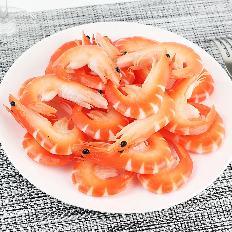 Fotografi Food - Simulação PVC Camarão Food Modelo, Simulação