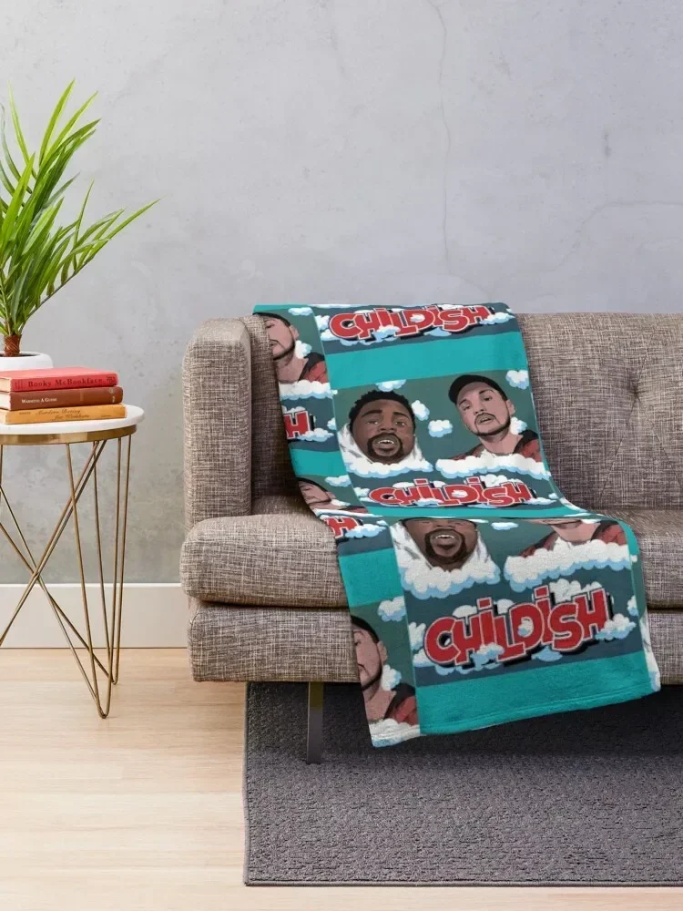 CHILDISH TGFBRO Throw Blanket Flannel Fabric Flannel Nap Blankets