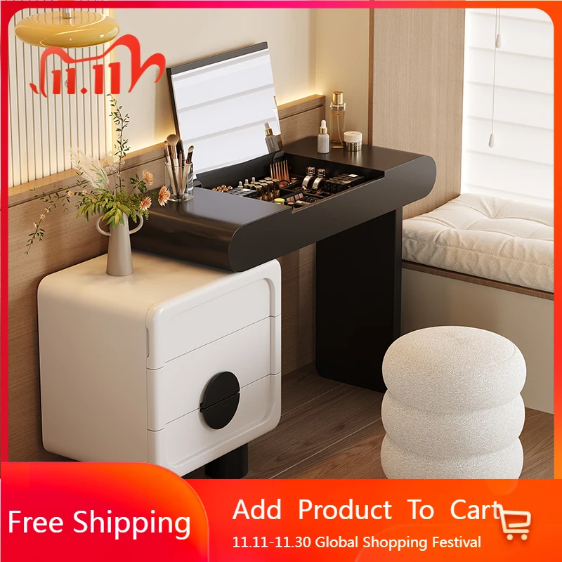 

Storage Nordic Dressing Table Cabinet Drawers European Desgin Vanity Table Bedroom Minimalist Mesa De Maquillaje Home Furniture