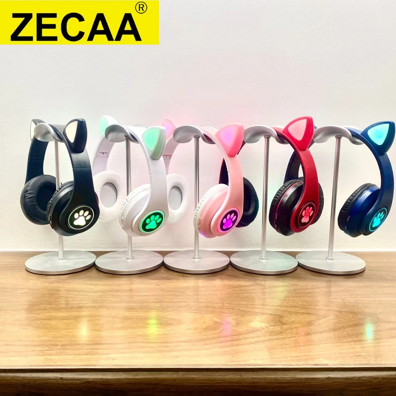 

ZECAA New ANC Bluetooth Wireless Bass Headphone 5.4 Head On Earphones Sport HiFi Sound Headphone Noise Cancelling Game Headphone